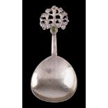 An Arts & Crafts silver caddy spoon, maker The Artificers' Guild Ltd, London,