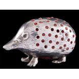 An Edwardian novelty silver pin cushion, maker Levi & Salaman, Birmingham,