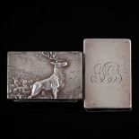 An Edward VII silver matchbox holder, maker Crisford & Norris Ltd, Birmingham,