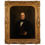 English School 19th Century,- Portrait of John Waite, father of Lillian and Ellen, of Newlands,