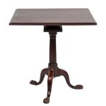 A Georgian mahogany occasional table:,