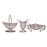 An Edward VII silver part tea service, maker Josiah Williams & Co, London,