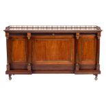 The upper part of a late 19th Century French mahogany and gilt brass mounted secretaire cabinet:,