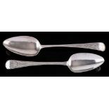 A George III silver Old English pattern tablespoon, maker George Smith & Thomas Hayter, London,
