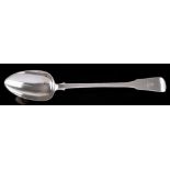 A George III silver Fiddle pattern gravy spoon, maker James Ede & Alexander Hewat, London,