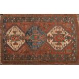 A Shiraz rug:,