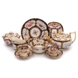 A complete Coalport tea and coffee service: of London shape,