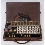 A mid 20th century cased resistance board,