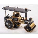 Wilesco (West Germany) A D376 live steam road roller and traction engine 'Old Smokey': in black and