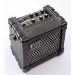 A Roland 'Micro Cube' amplifier: COSM model with chorus, flanger, phaser, tremolo,