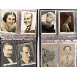 Two albums of postcards of Film Stars: