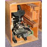 A Cooke Troughton & Simms Ltd, binocular microscope:,