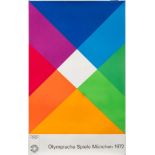 A set of six original colour lithograph 'Olympische Spiele Munchen 1972' posters: after Joesf