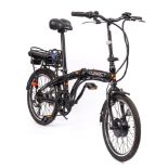 A Coyote Connect folding electric bike: together with charger, helmet and cover.