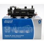 Dapol O gauge 7S-026-005uU Fowler 3F 'Jinty' locomotive: with instructions, boxed.