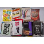 A collection of various concert and theatre programmes: including Danny la Rue,