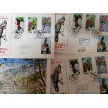 Signed Cover Thematic collection, mostly Birds, in album and loose,