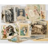 A collection of miscellaneous postcards and cigarette cards: early 20th century GB topography and