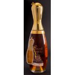 A bottle of Beam's 'Pin-Bottle' Bourbon: 700cl, 75% proof, with gilt plastic pouring top,
