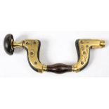 A late 19th century rosewood and brass 'Ultimatum Framed Brace' by William Marples & Sons,