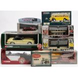 Corgi, a collection of assorted diecast vehicles: including MGB Roadster, MGF open tourer,