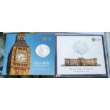 2015 Buckingham Palace and Big Ben £100 Fine silver coins.