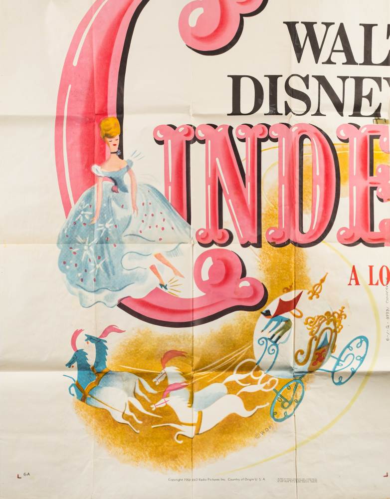 A group of six film poster sheets: comprising two for Disney's Cinderella (1976), - Image 4 of 5
