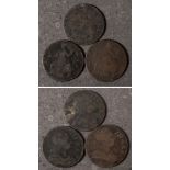 A quantity of British copper coinage including evasions:.