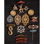 A quantity of miscellaneous Masonic badges,