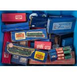 A collection of boxed Hornby Dublo OO/HO scale 2 rail and 3 rail railway: including 3232 Co-Co