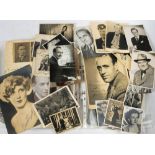 A collection of signed photographs of actors and entertainers: Alastair Sim, Harry Secombe (x2),