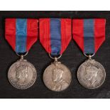 Three Imperial Service Medals GRV to ERII: 'Frederick Finch Pawley',