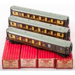 A group of seven Hornby Dublo OO/HO Pullman passenger coaches: including two boxed 4035 'Aries'