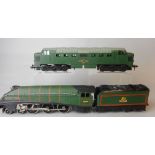 Hornby Dublo: Class 55 Deltic D9012 in BR green livery,