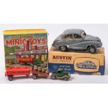 Victory Industries Electric Model Austin A40 Somerset: grey plastic body with cream interior and