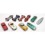 Dinky and others. A small group of various sports cars: including two No.