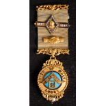 A Victorian 18ct gold 'Union of Malta Lodge No.