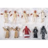 A group of ten JusToys Star Wars 'Bend-Ems' figures including Darth Vader and Admiral Ackbar: