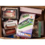 Dinky and others. A collection of various diecast buses, including a Dinky No 1023 Metal kit.