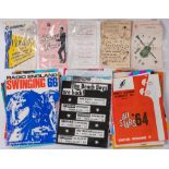 A collection of various 1960s concert programmes: including Eddie Cochran & Gene Vincent,