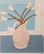 * Bryan Pearce [1929-2006]- Belladonna Lilies,:- screenprint signed and dated '79,