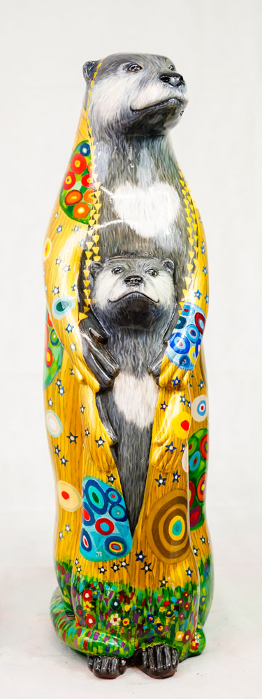 Lot No: 49 - Ref No: 037 Two Ages of Otter By Jo Thompson Otters are fun and playful creatures and I