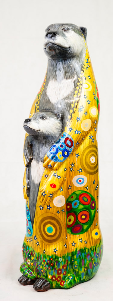 Lot No: 49 - Ref No: 037 Two Ages of Otter By Jo Thompson Otters are fun and playful creatures and I - Image 2 of 4