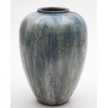 Roger Guerin for Pierrefonds: an art pottery vase of oviform under blue,