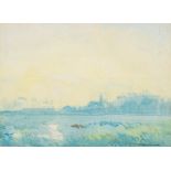 * Arthur Henry Knighton Hammond [1875-1970]- Landscape,:- signed watercolour, 27 x 37cm.