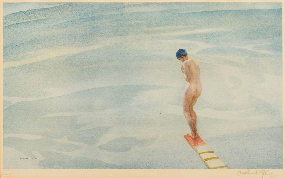 William Russell Flint [1880-1969]- The Springboard,