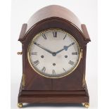 Richard & Co, a mahogany quarter chiming bracket clock: the eight-day duration,