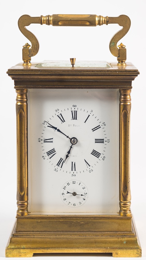 Duverdry & Bloquel, France, an Edwardian carriage clock:,