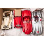 A group of Franklin/Danbury Mint Sports cars including a 1958 Ferrari 250 Testa Rossa,