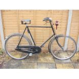 An early 20th century 26 inch frame bicycle, possibly a Sunbeam 'Golden' Roadster,